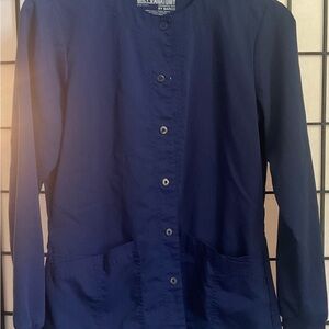 Navy Blue Women's Nursing Jacket by Grey's Anatomy- Nurses overcoat/jacket